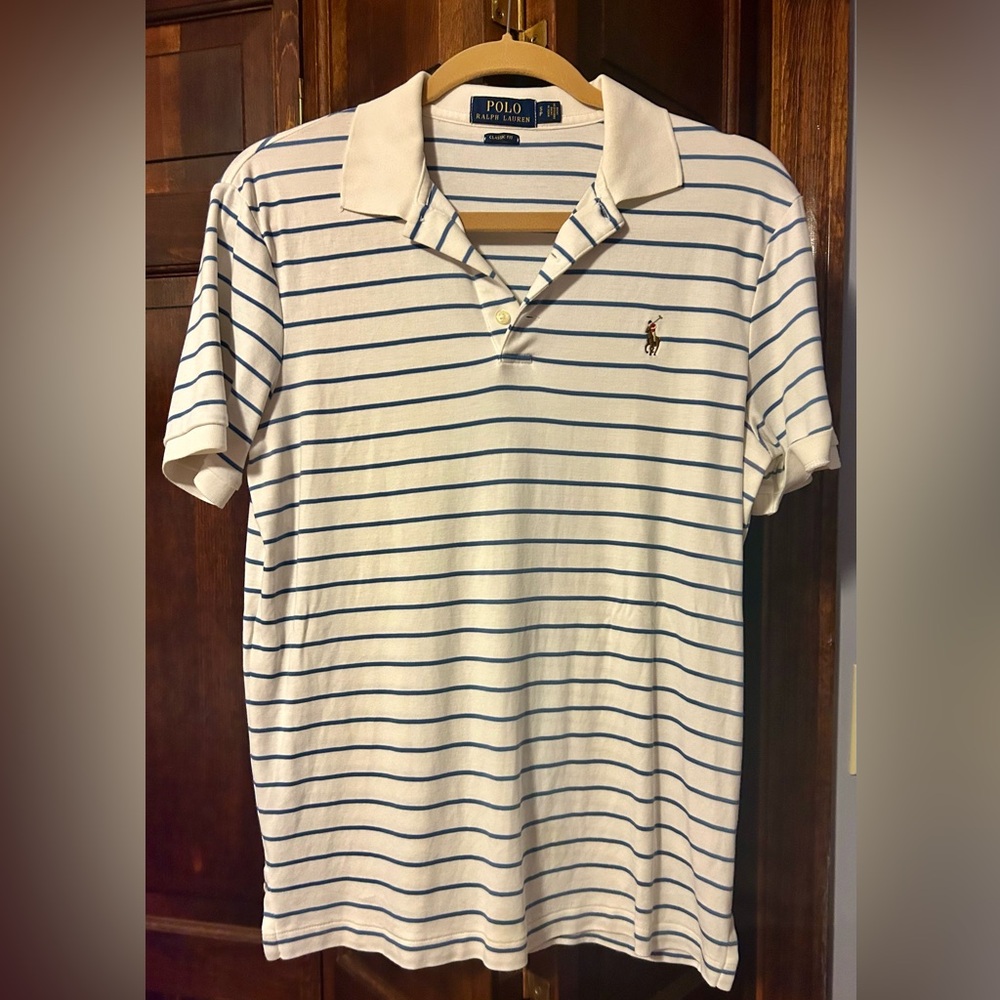 Polo by Ralph Lauren striped polo.  NWOT.